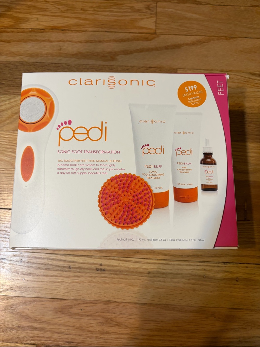 Clarisonic Pedi Sonic Foot Transformation Kit - Orange & White